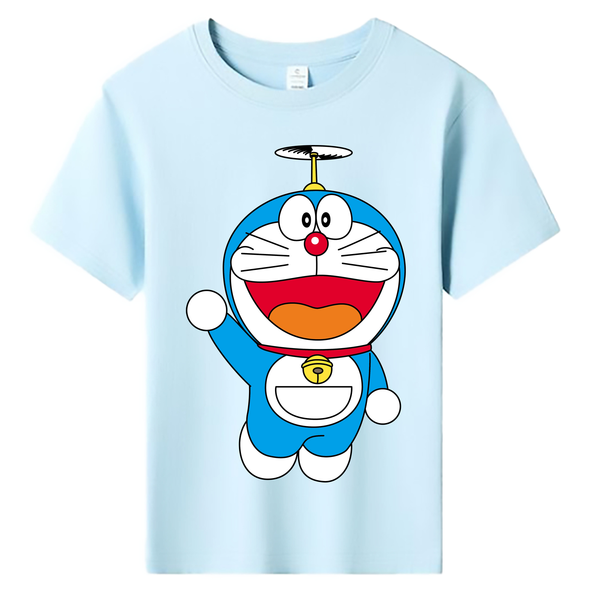 （画像用） ドラえもん Doraemon 綿100％キッズTシャツ（フロントプリント）